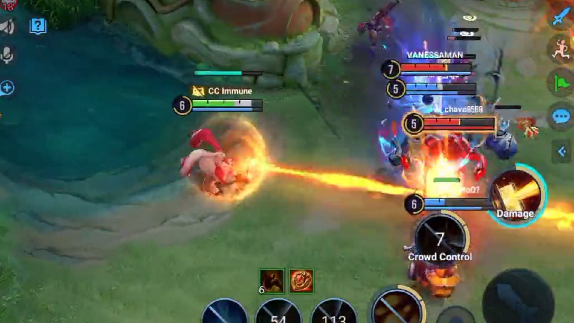 Stay at a distance and attack from afar in team fights (Image via Level Infinite)