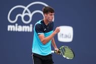 Fabian Marozsan at the 2024 Miami Open.