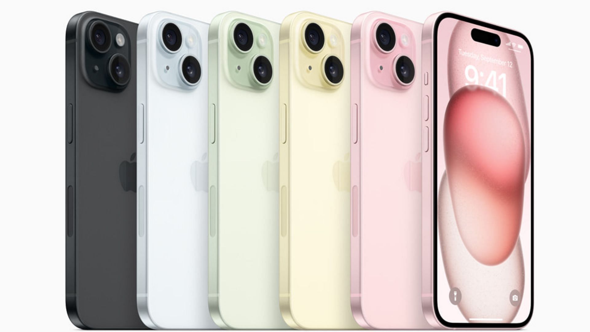 The iPhone 15 lineup will be updated to iOS 18 (Image via Apple)