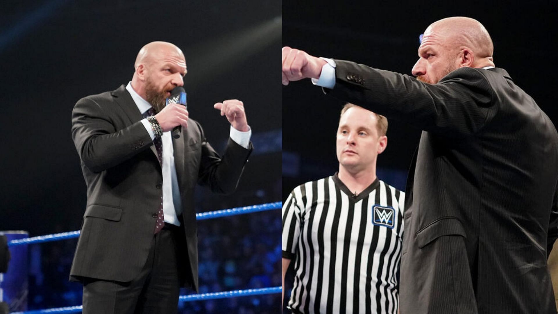 The star slapped Triple H across the facec