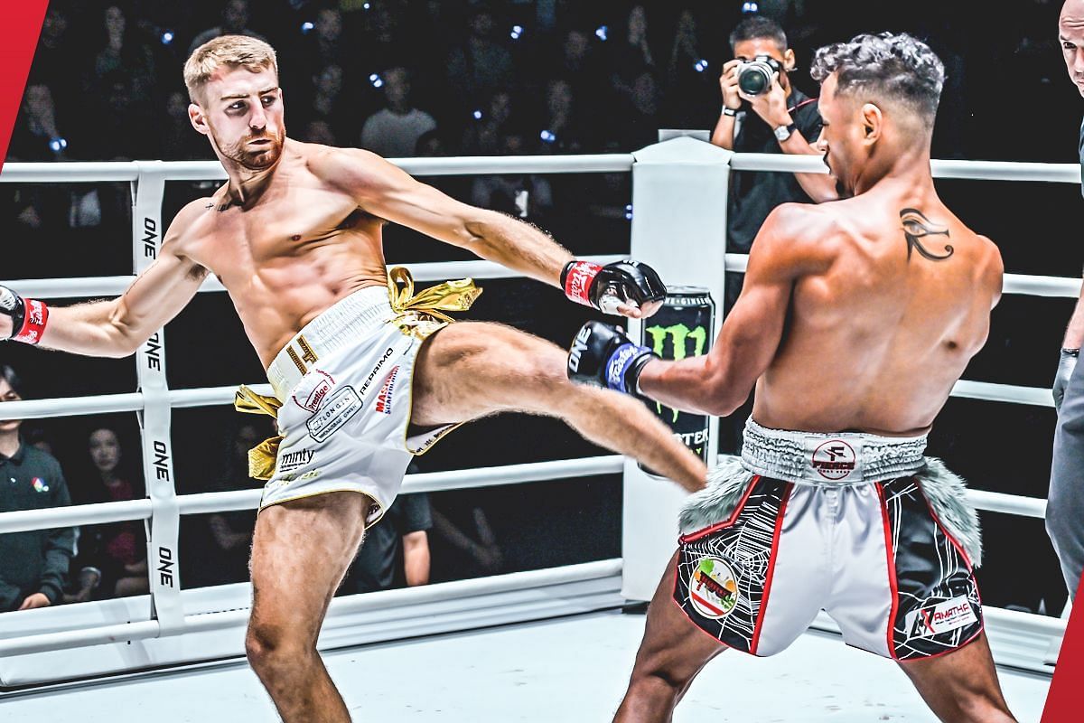 Jonathan Haggerty&rsquo;s (L) head coach reveals master plan that overwhelmed Felipe Lobo. -- Photo by ONE Championship