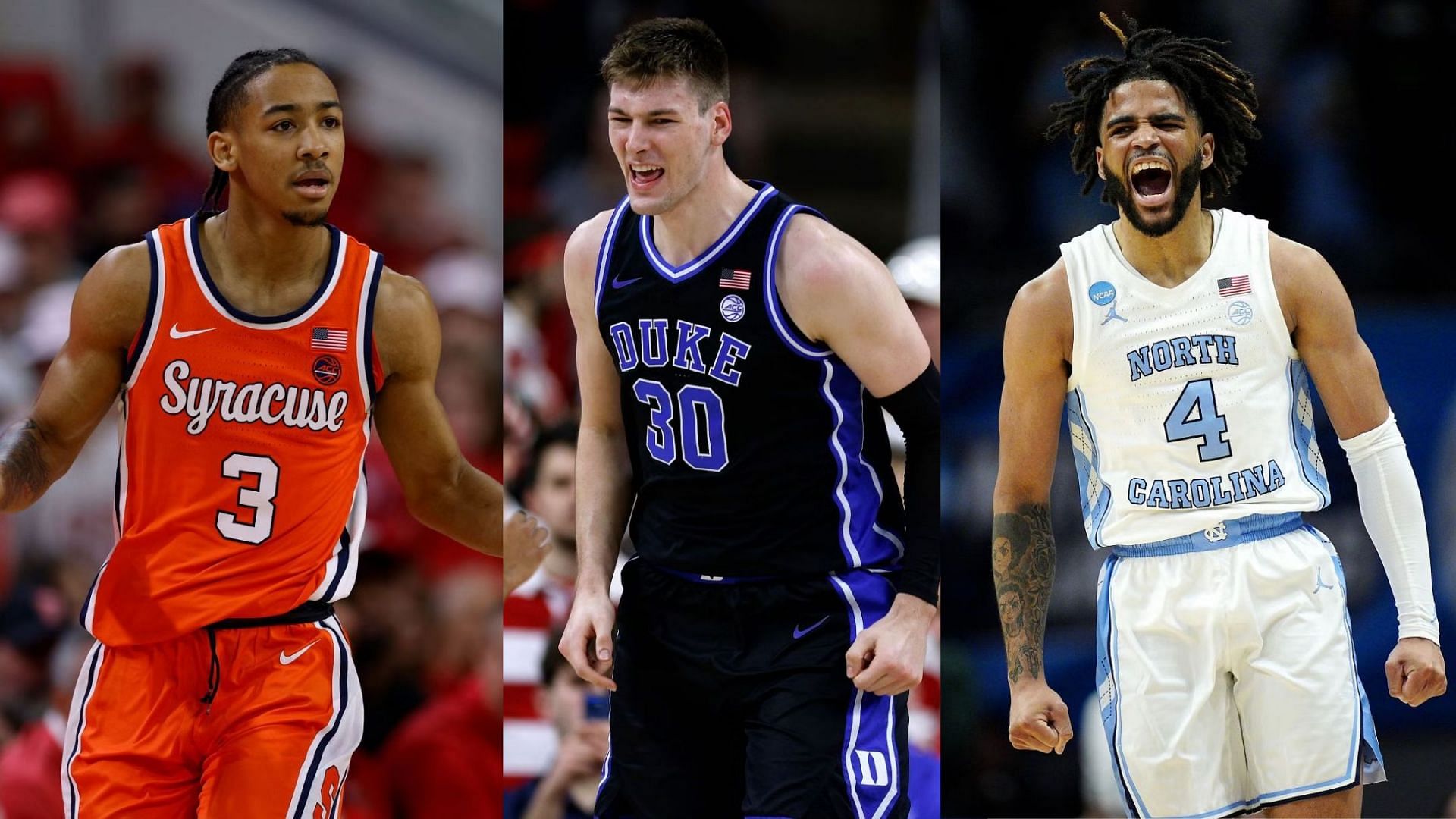 ACC teams Syracuse, Duke and North Carolina have a combined 93 Sweet 16 appearances in NCAA Tournament history