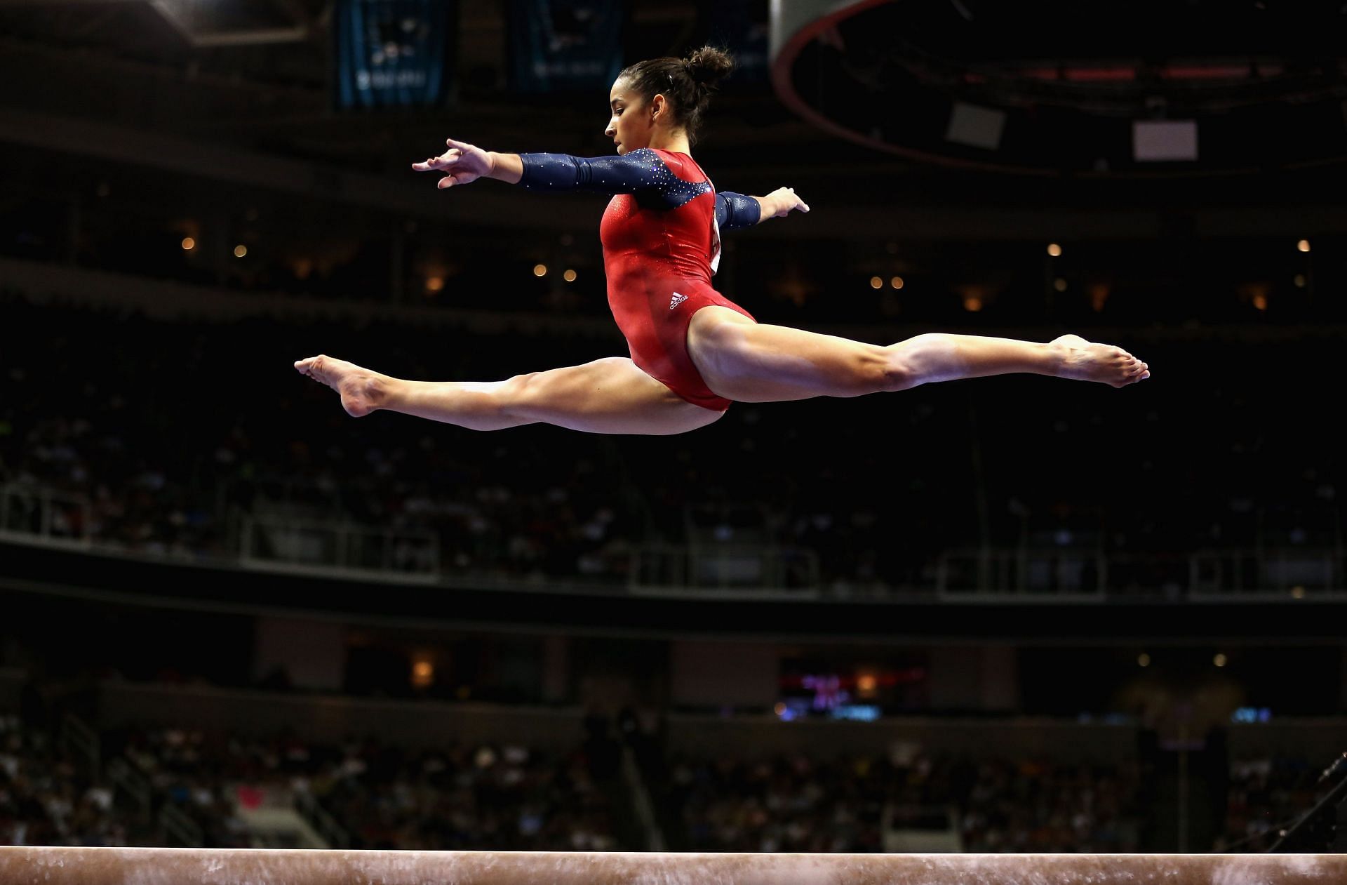 2012 U.S. Olympic Gymnastics Team Trials - Aly Raisman in action