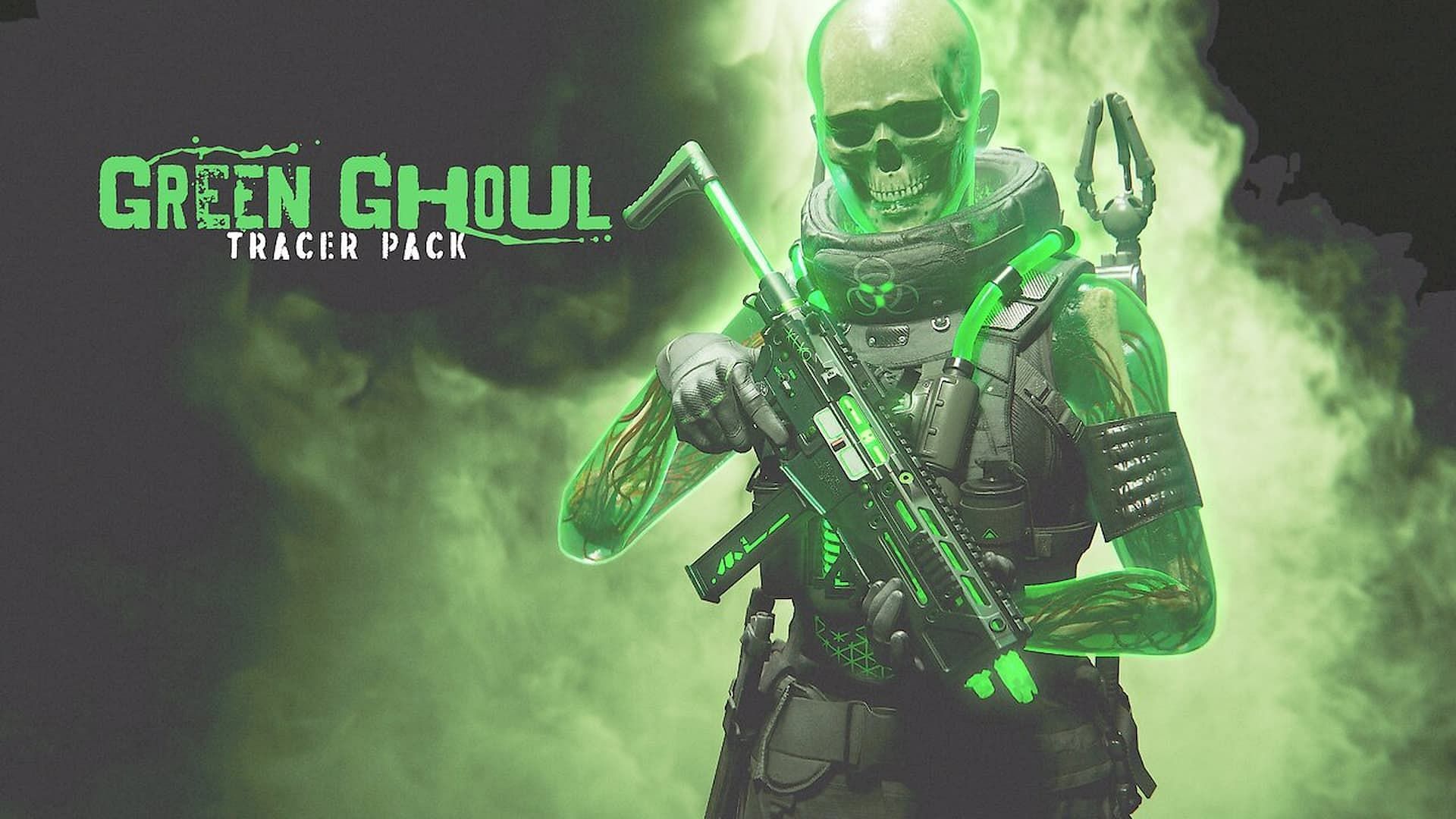 Tracer Pack Green Ghoul in MW3 and Warzone