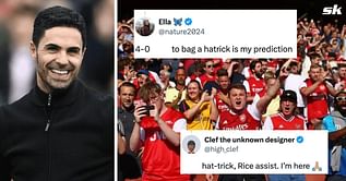 “I have a feeling”, “For the win” - Arsenal fans make bold prediction about superstar after he is named in line-up to face Sheffield United