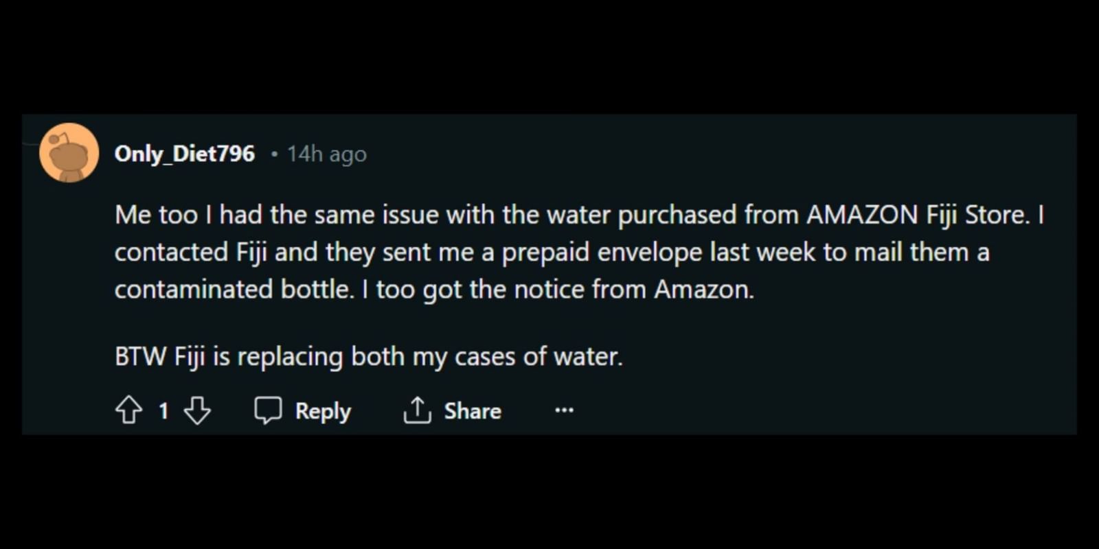 Fiji Water "People are finding brown and black scum" Concern over