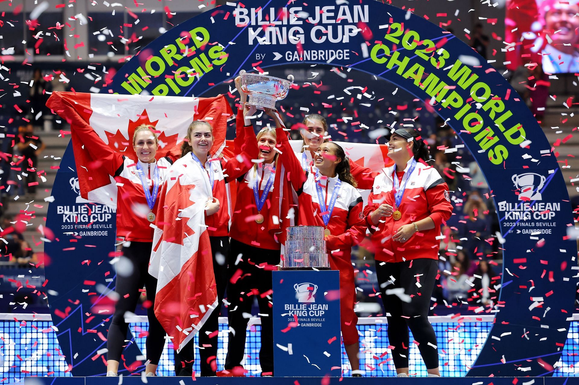 Team Canada at the Billie Jean King Cup Finals