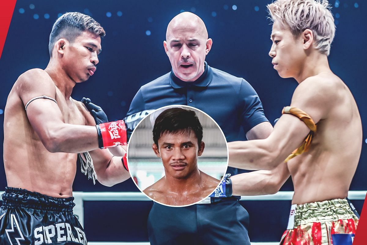 (From left) Superlek Kiatmoo9, Buakaw Banchamek, Takeru Segawa.