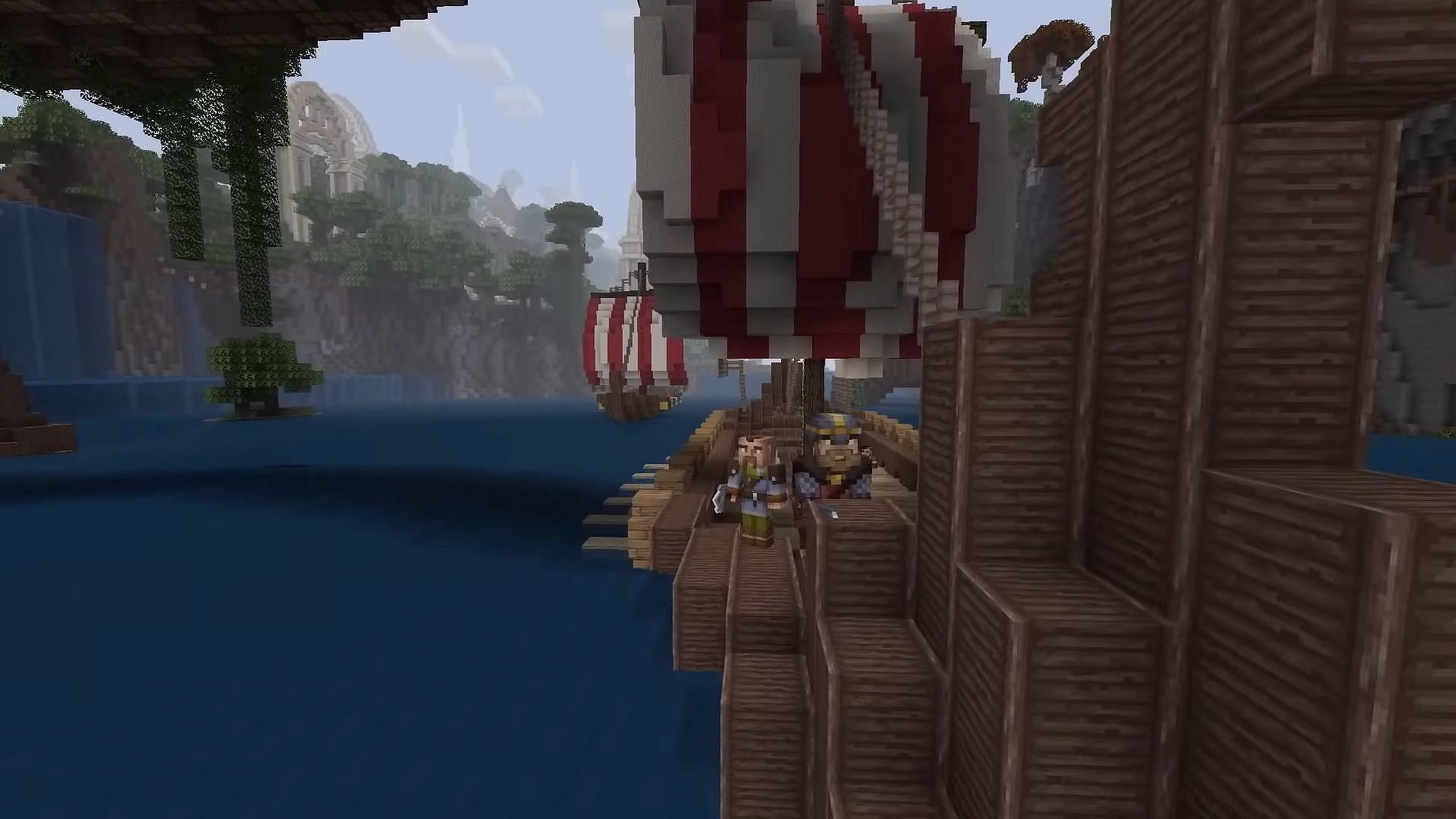 Explore a world of warriors, longships, and the afterlife in this Minecraft DLC (Image via Mojang)