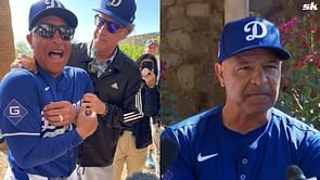 "We got a new player here" - Dodgers manager Dave Roberts startled as actor Will Ferrell crashes Dodgers camp for a side-splitting surprise