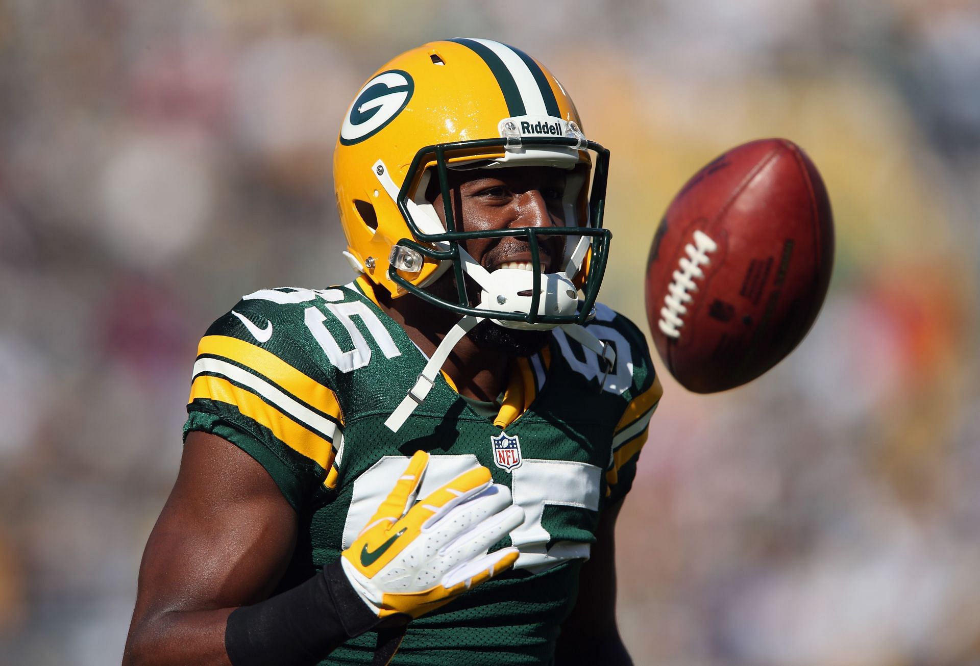 Greg Jennings served as a bridge between the Packers&#039; Brett Favre and Aaron Rodgers eras