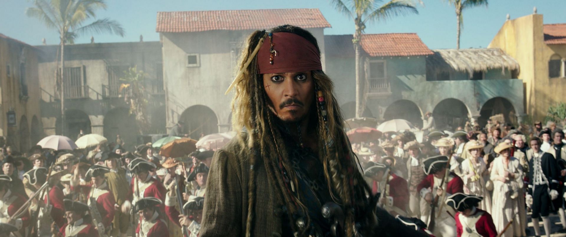 A still from Pirates of the Caribbean: Dead Men Tell No Tales (Image via Disney Plus)