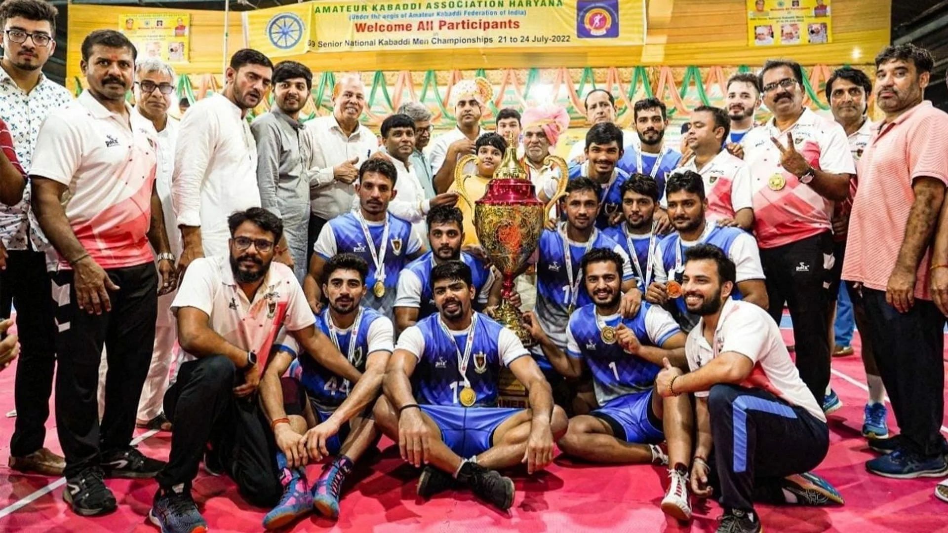 Indian Railways Champions of 69th Senior Kabaddi Championship (Image Source: 69th Senior National Kabaddi Championship)