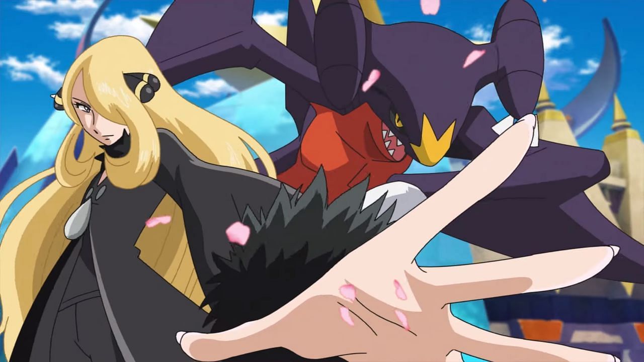 Cynthia is a great Champion but has gotten weaker over time (Image via The Pokemon Company)