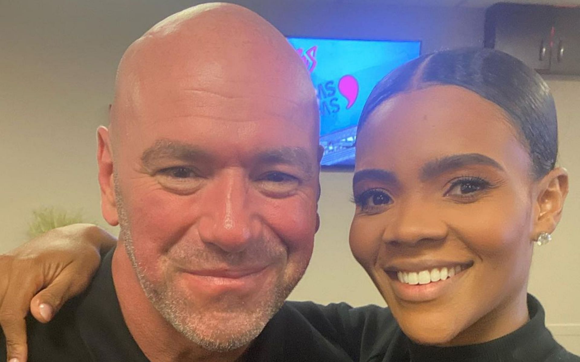 Dana White (left) is praised by Candace Owens (right) for his loyalty to Joe Rogan [Image via: @realcandaceowens on Instagram]