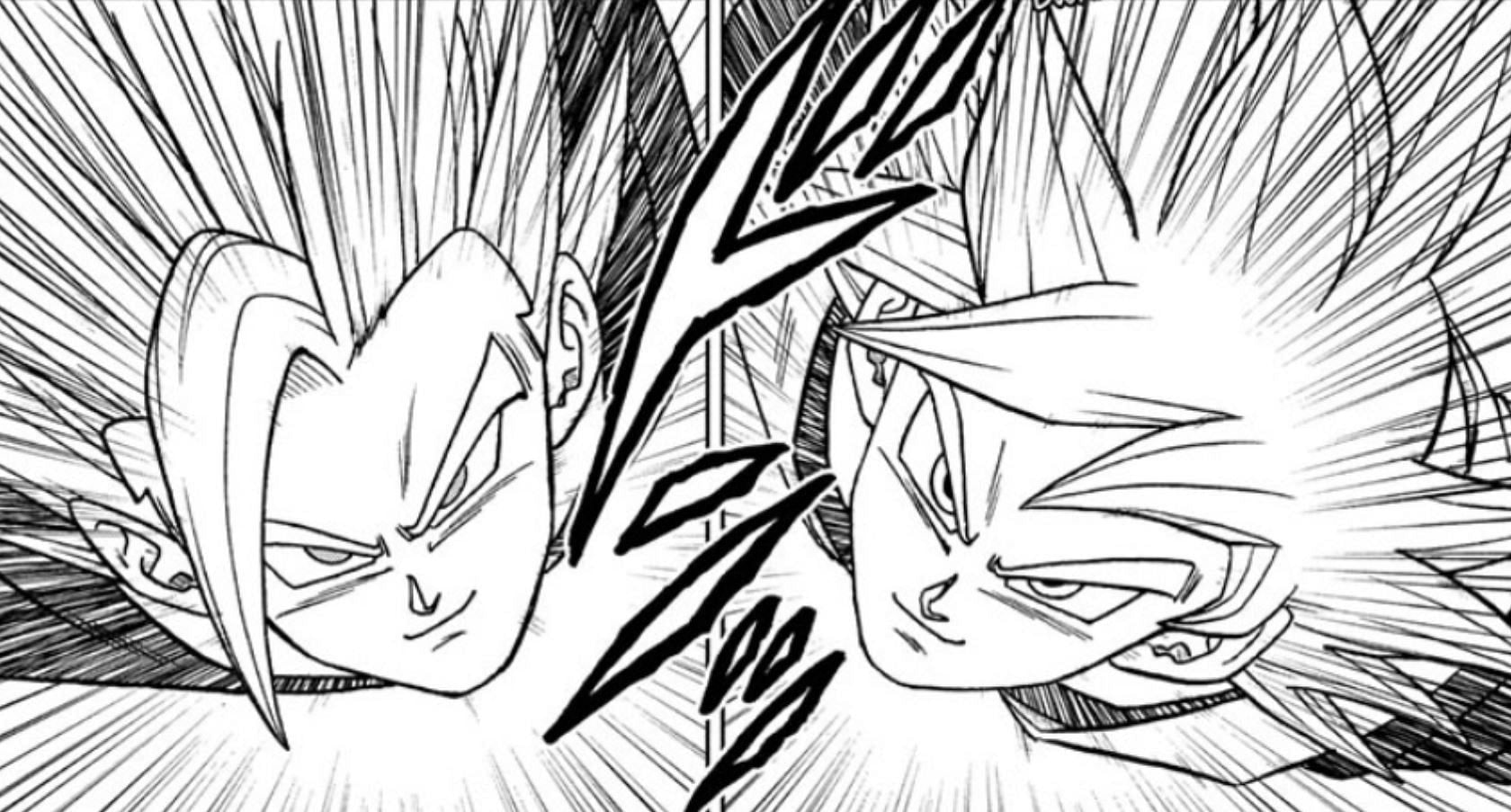 Gohan and Goku as seen in the Dragon Ball Super manga (Image via Shueisha)