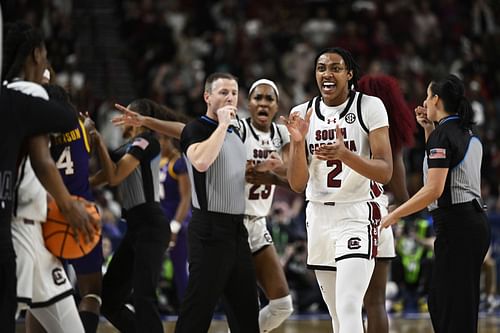 The altercation between LSU and South Carolina