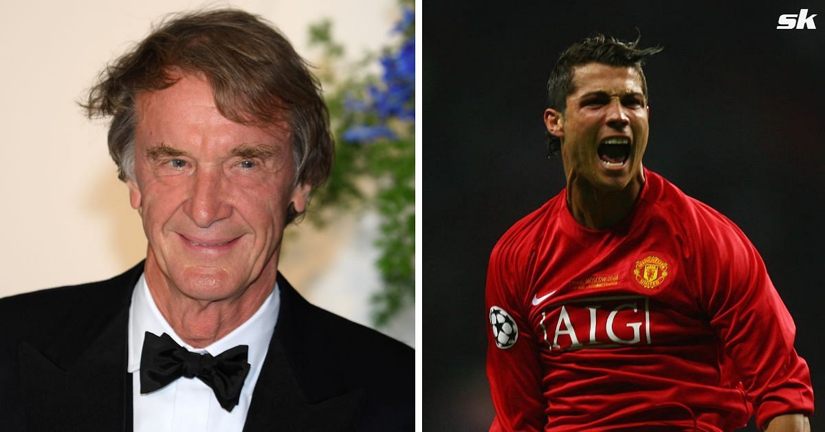 Sir Jim Ratcliffe (left) and Cristiano Ronaldo