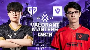 Gen.G vs Sentinels - VCT 2024 Masters Madrid Upper Finals: Prediction, livestream details, live results, and more