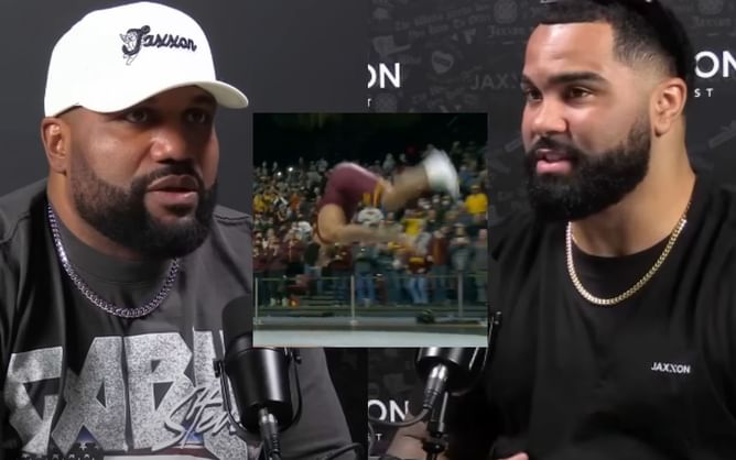 Olympic Gold medalist Gable Steveson leaves Quinton 'Rampage' Jackson amazed by discussing the origin of his backflip