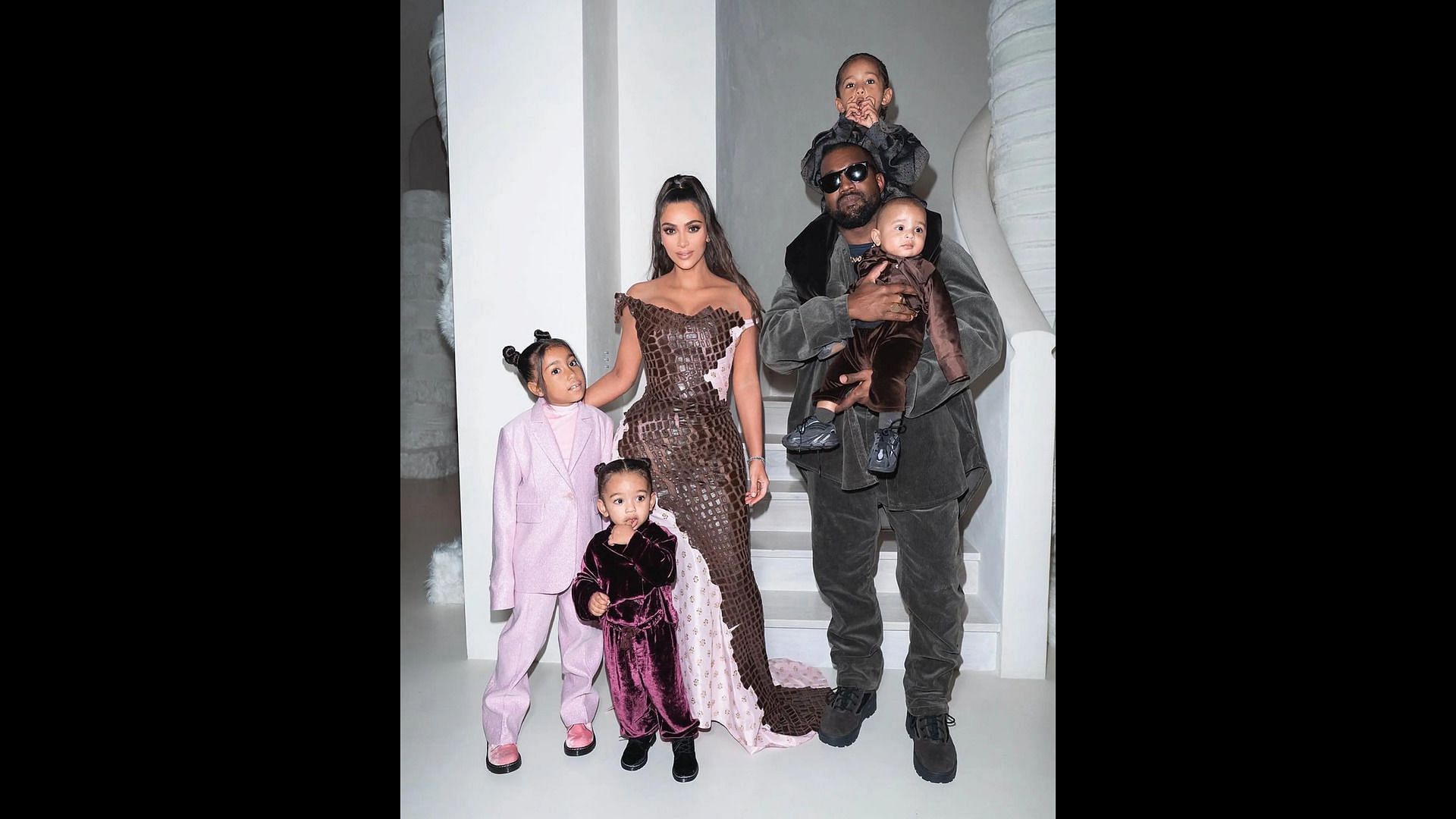 Kanye West urged ex-wife Kim Kardashian to remove the kids from their present school, and instead, enrol them to Donda Academy. (Image via Kim Kardashian/ Instagram)