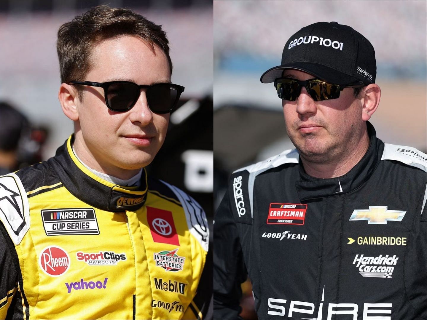 Christopher Bell and Kyle Busch (Image via Getty)
