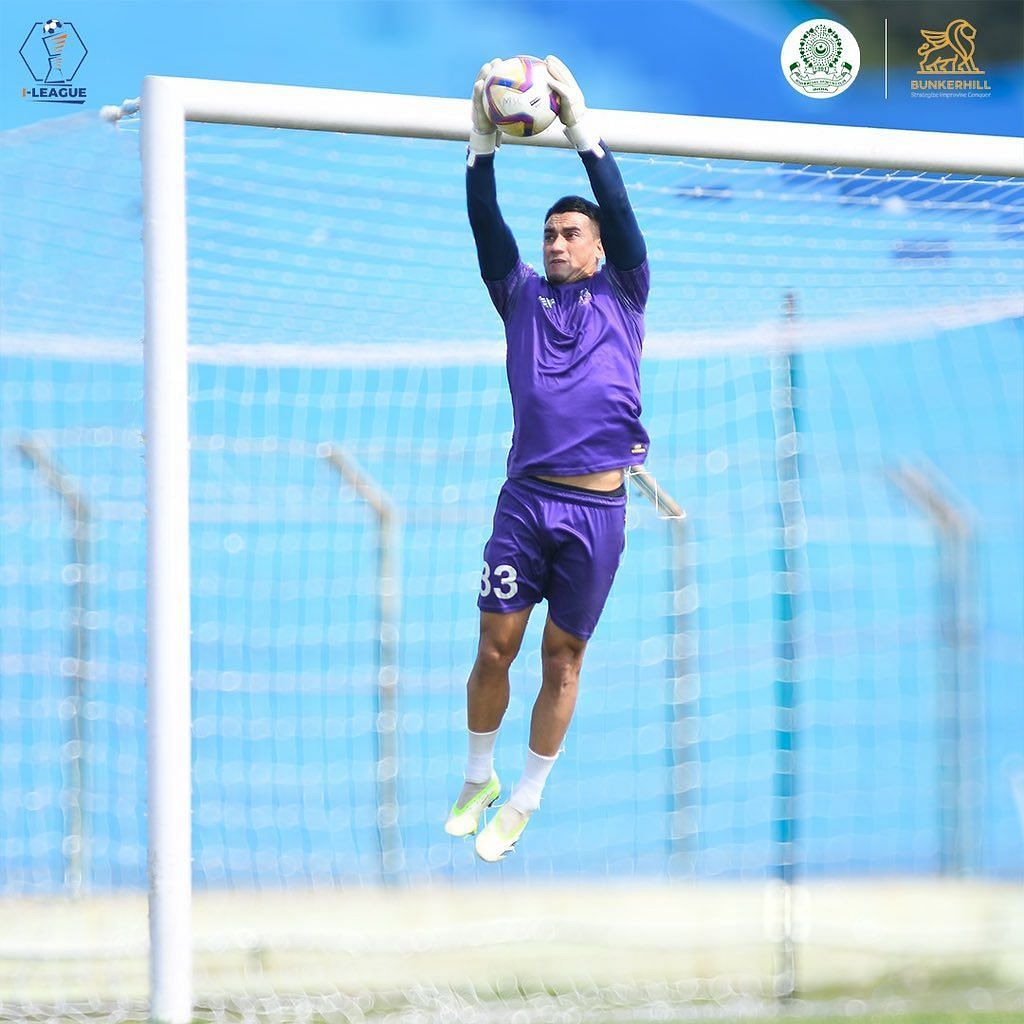 Padam Chettri in training for Mohammedan SC. [MSC]
