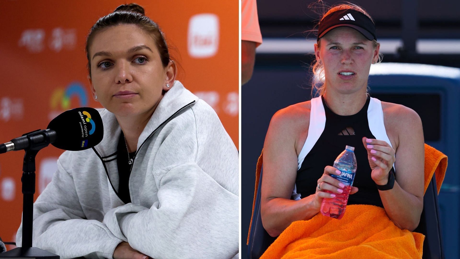 Fans have criticized Simona Halep for her jibe at Caroline Wozniacki over the Dane