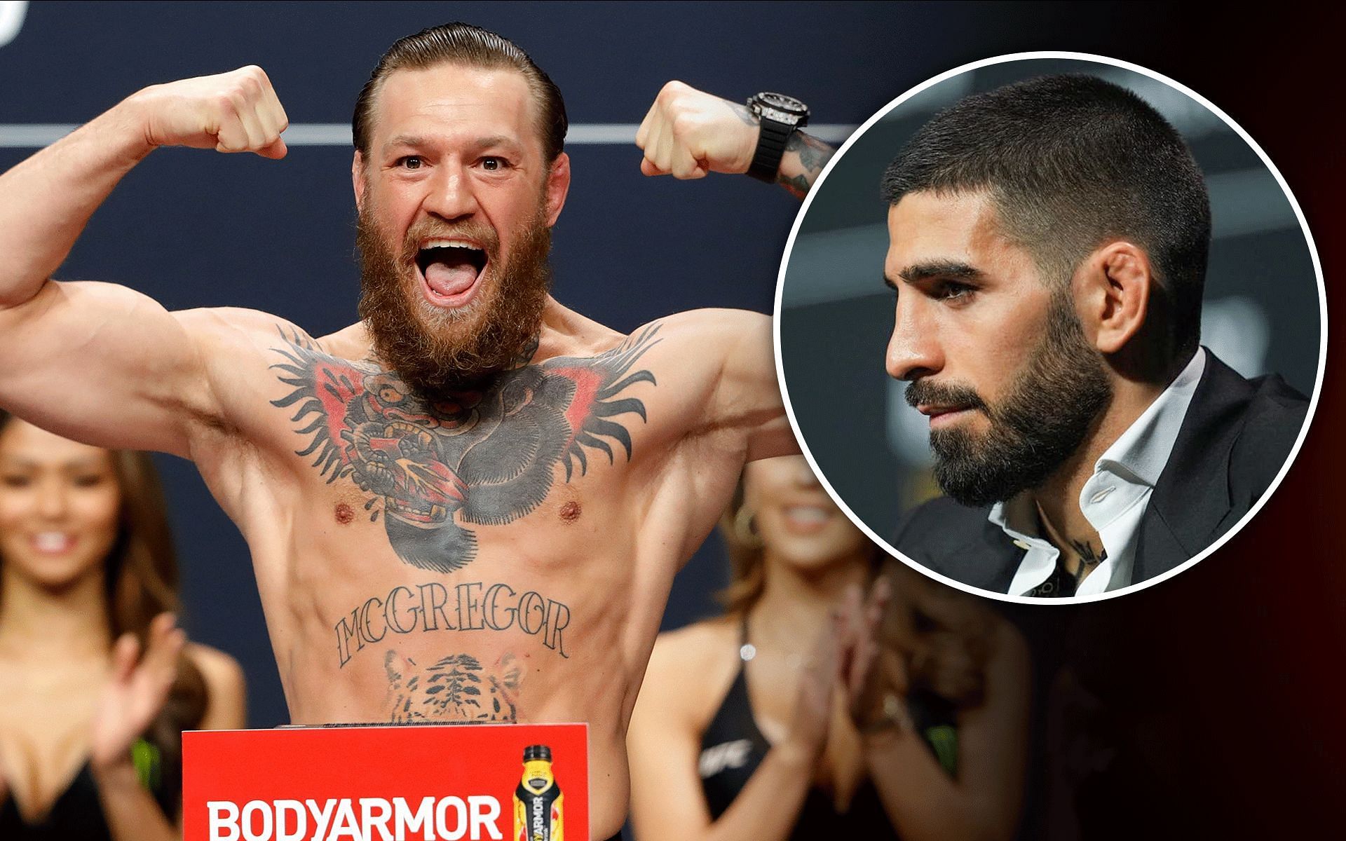 Ilia Topuria (right) explains why he wants to face Conor McGregor (left) [Images via: @iliatopuria on Instagram and Getty]