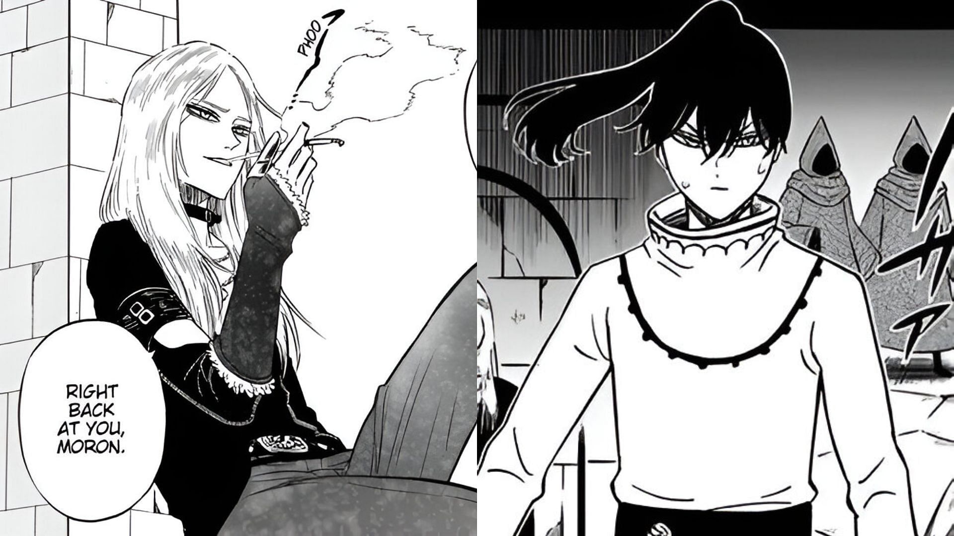 Nacht and Morgen Faust as seen in Black Clover (Image via Shueisha)