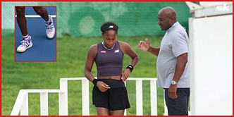 Coco Gauff corrects misinformation about her shoes featuring coordinates of courts she grew up playing on