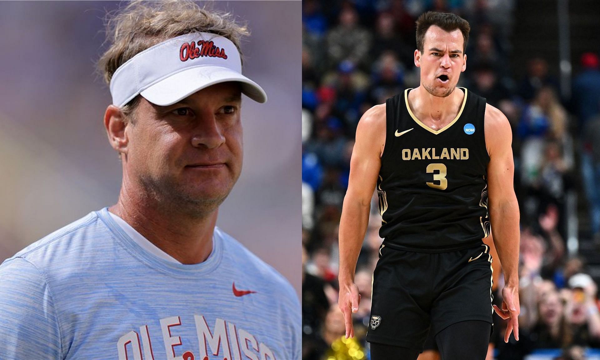 &ldquo;LFG!!!&rdquo; - $14M worth Lane Kiffin backs Jack Gohlke as Oakland crew pulls off 80-76 upset over No. 3 seeded Kentucky