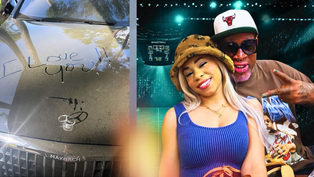 Dennis Rodman gets romantic message from girlfriend on $492,602 Maybach