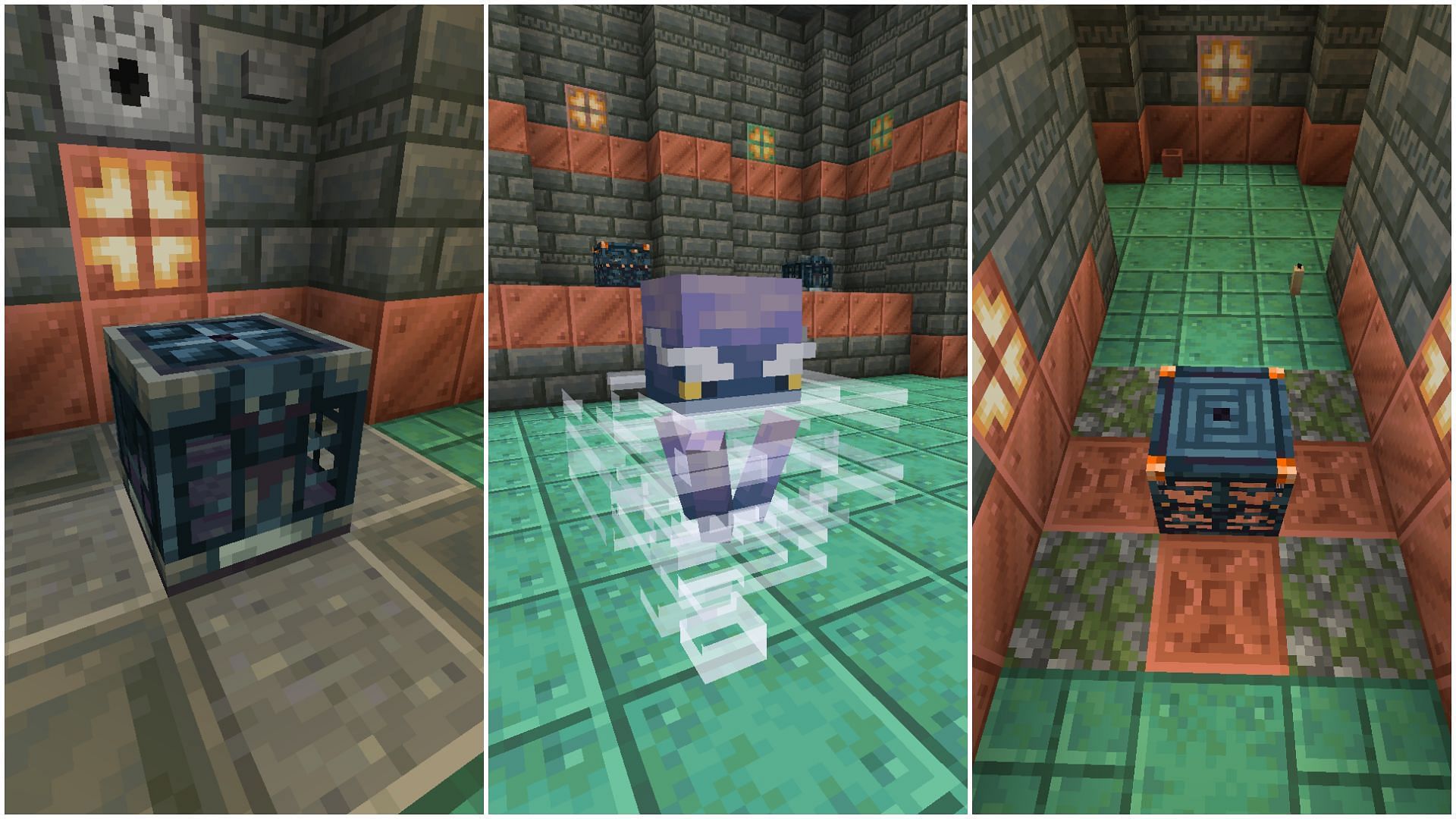 You will find new breeze mobs, new trial spawners, and vaults (Image via Mojang Studios)