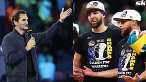 Roger Federer picks his favourite Golden State Warriors player: "Steph Curry, Klay Thompson, they've been amazing"