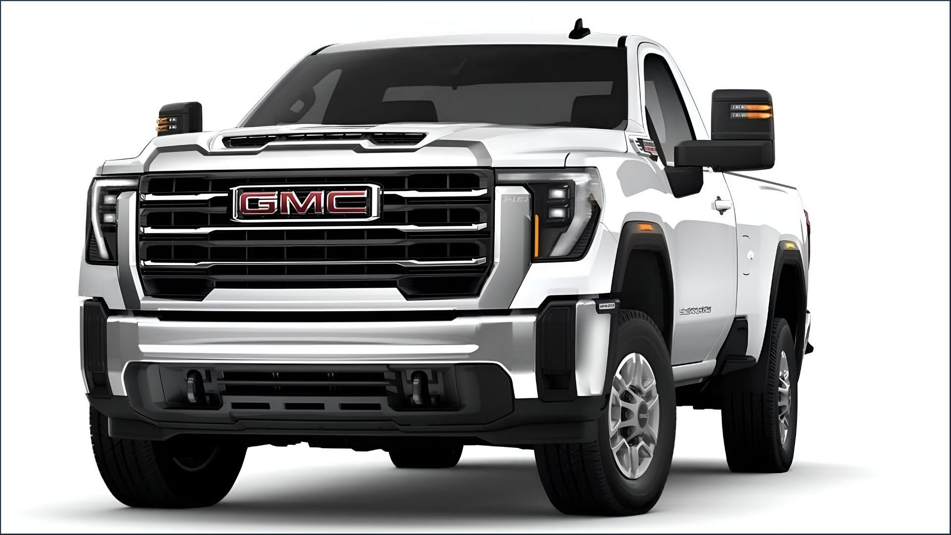 The recalled GMC Sierra and Chevy Silverado pick-up trucks may have an issue with the tailgate (Image via General Motors)