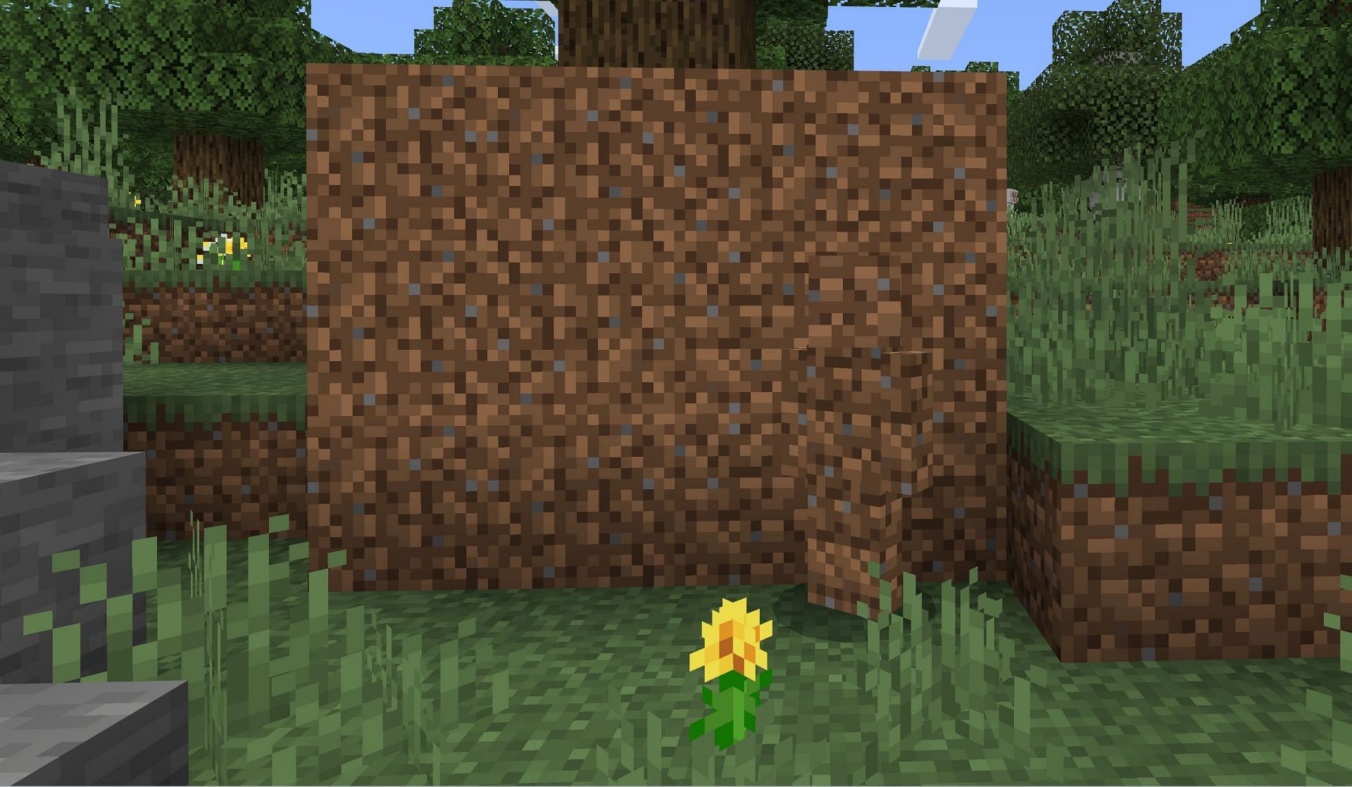 Block Camouflage makes hiding much easier (Image via Mojang)
