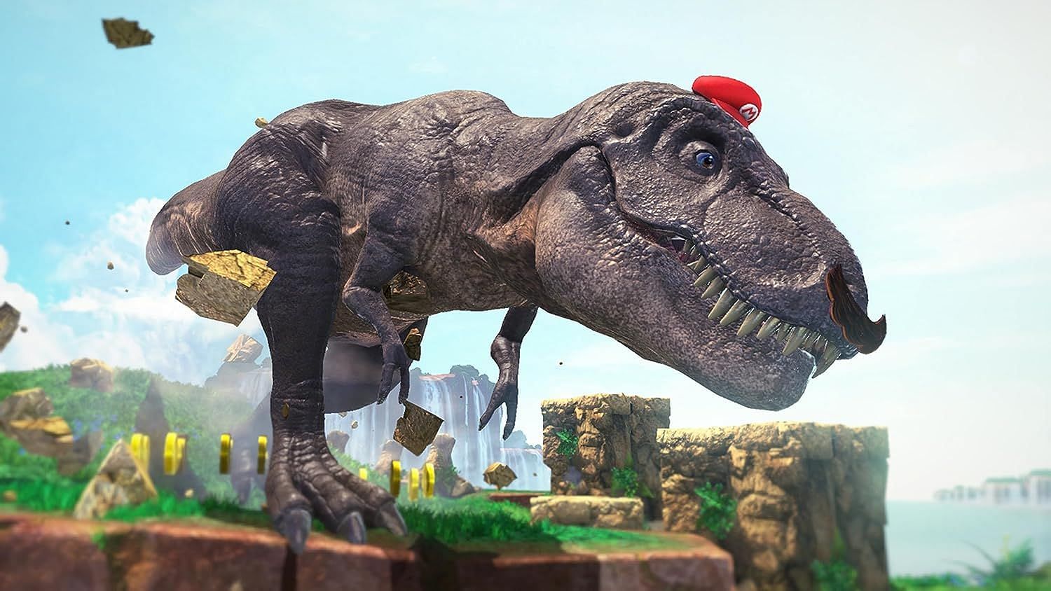Does it get any cooler than T-Rex Mario? (Image via Nintendo)