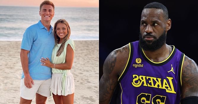 Bo Nix’s wife Izzy Nix reacts to Lakers’ legend Lebron James’ electrifying dunk leading to 101-94 win against 76ers