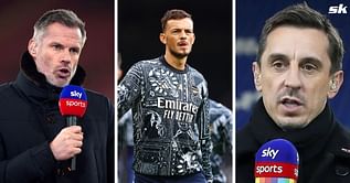 “I don’t think it should be made into a huge story” - Jamie Carragher and Gary Neville disagree over Arsenal star Ben White’s England snub