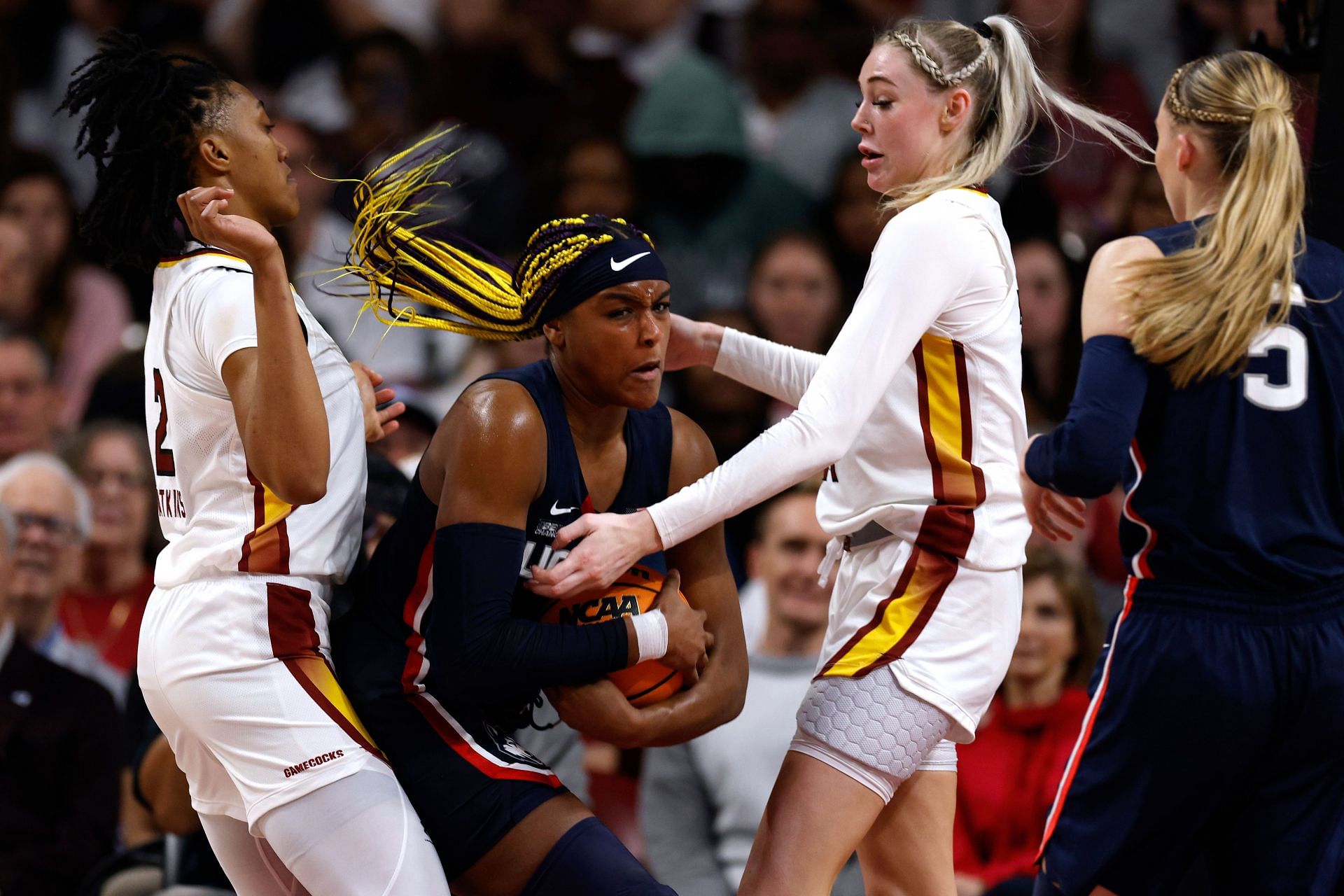 Aaliyah Edwards of the UConn Huskies