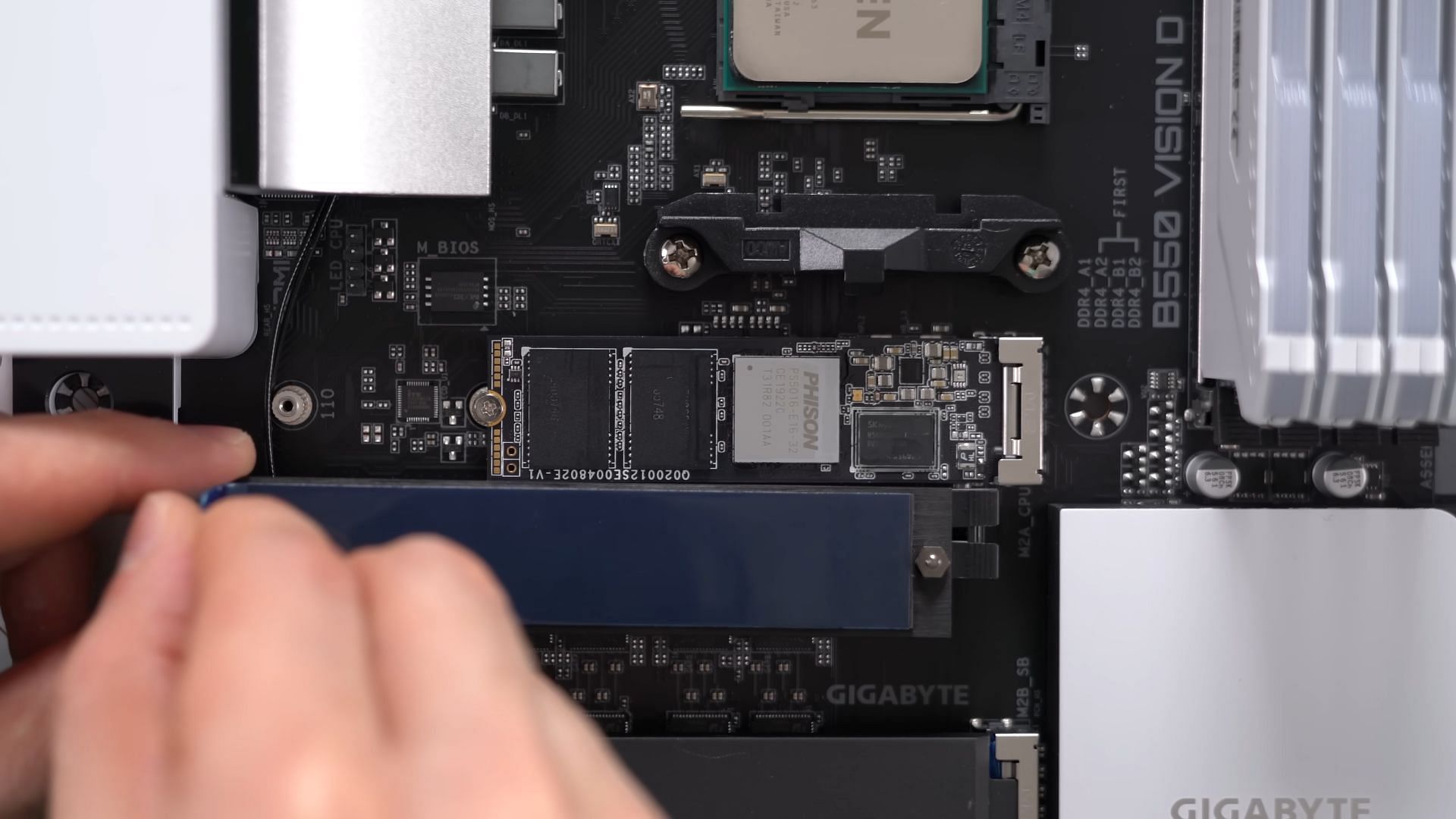 SSD Installation (Image via TechSource/YouTube)