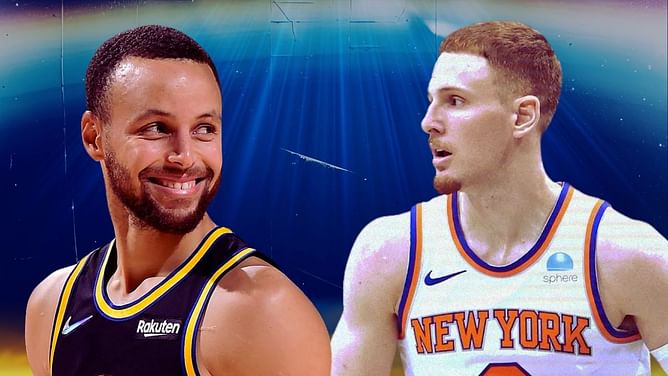 Donte DiVincenzo jokingly chirps at Steph Curry for torching Knicks with hot 3-pt shooting: "You wanted to start D.C. scoreless?"