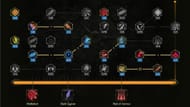 Passive Tree Progression of Shadow Daggers Marksman Builds in Last Epoch (Image via Eleventh Hour Games)