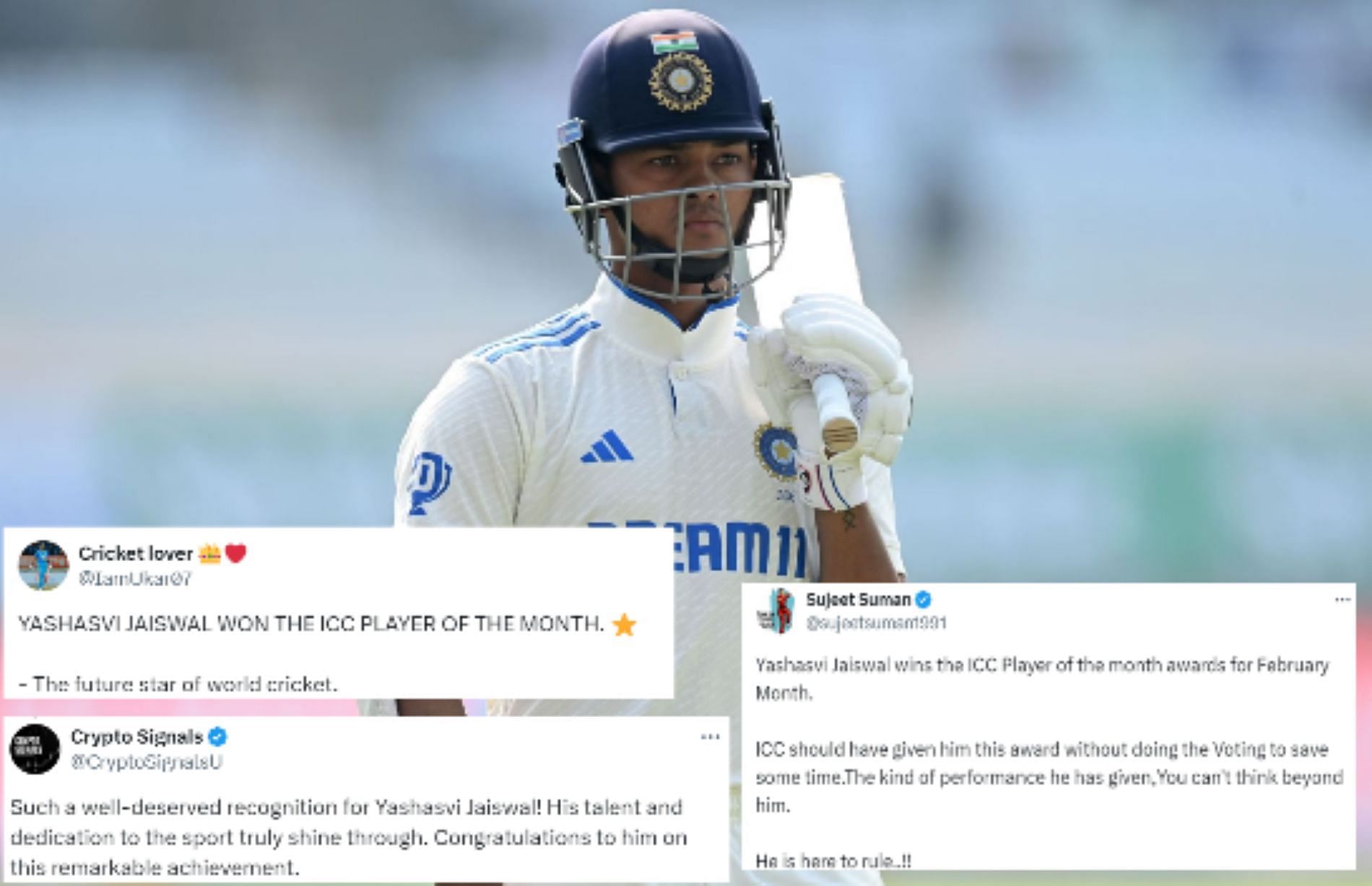 Jaiswal enjoyed a record-breaking Test series against England