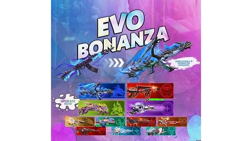 Upgrade Evo gun skins (Image via Garena)