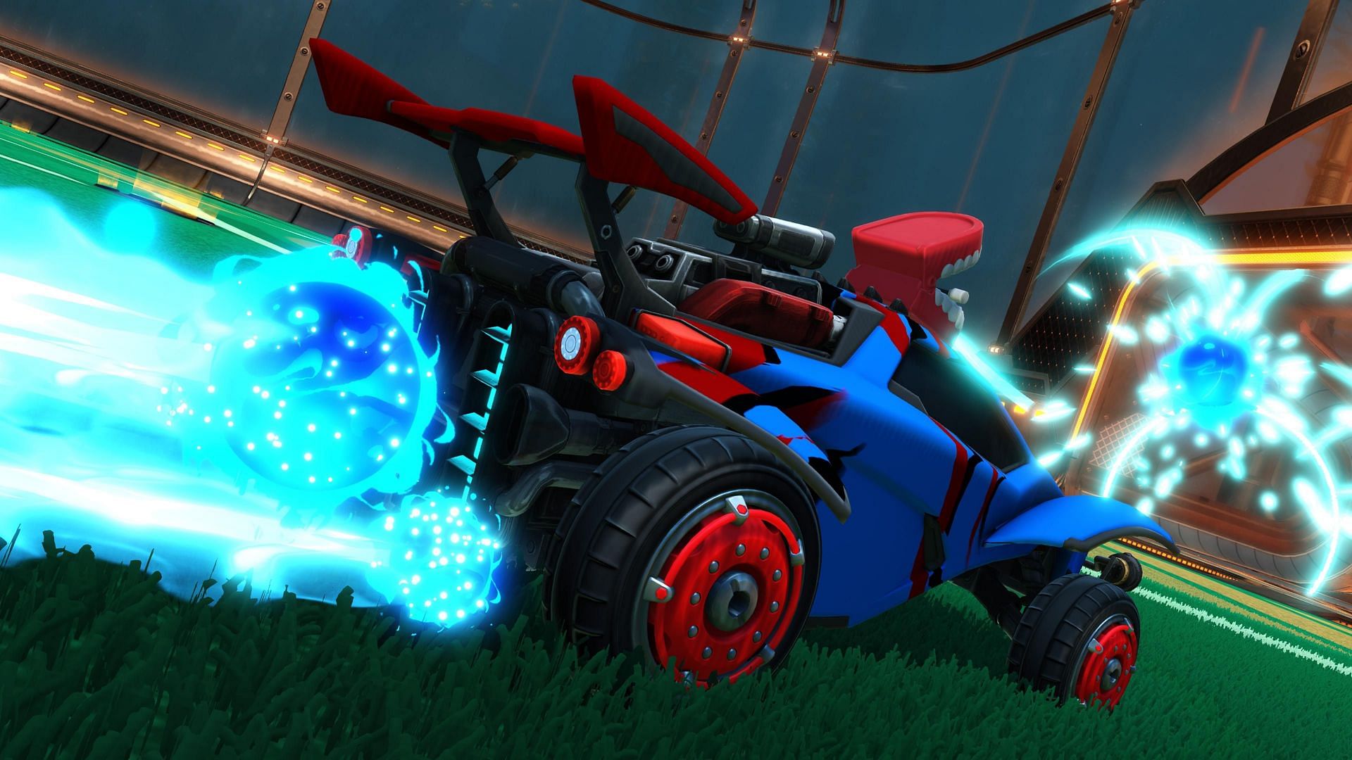 Rocket Racing vehicles might be coming to LEGO Fortnite (Image via Epic Games/Rocket League)