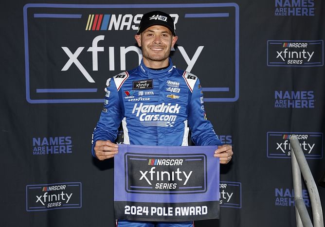 Kyle Larson to start COTA Xfinity race from the rear of the field, Shane van Gisbergen inherits pole position