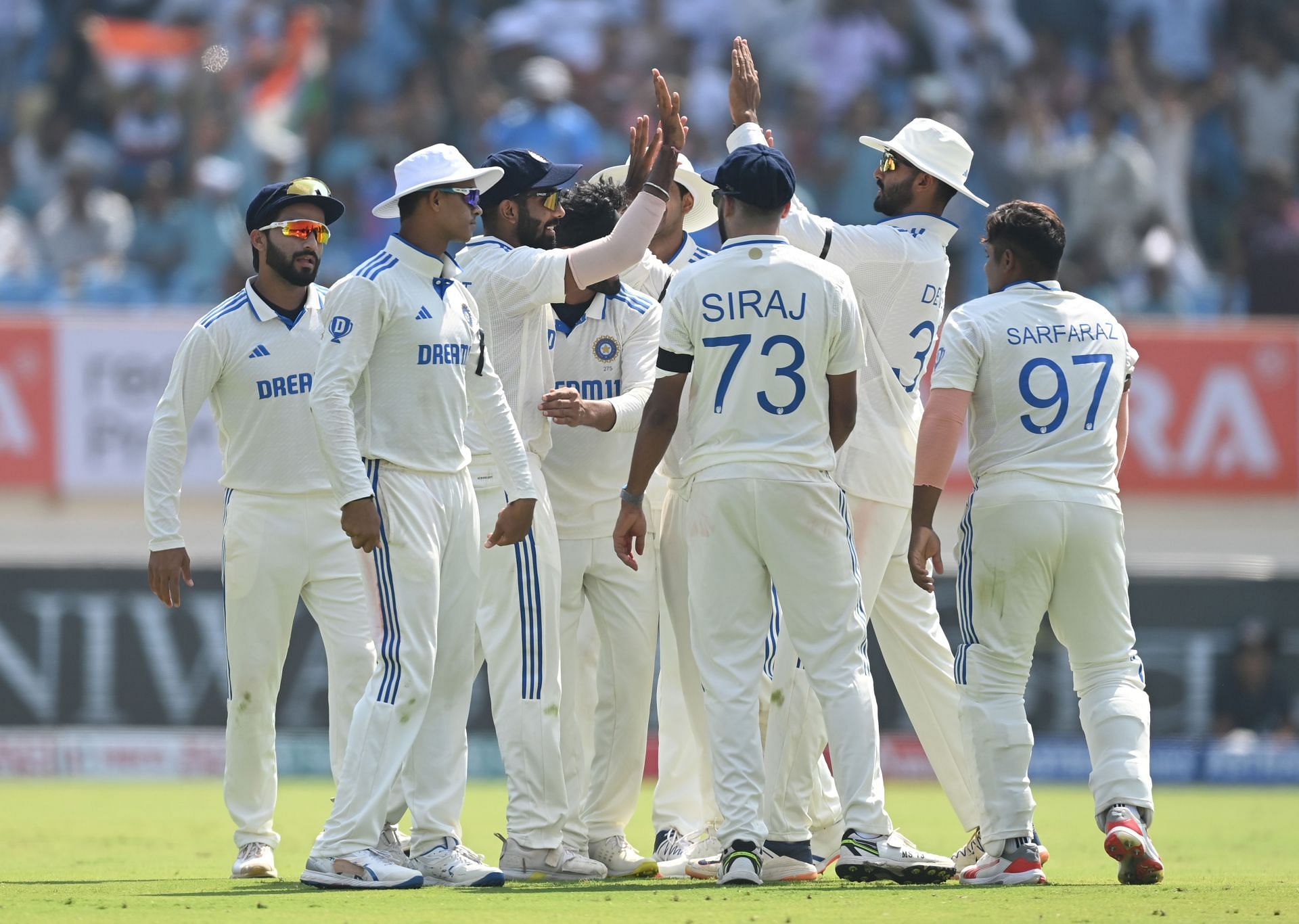 India  v England - 3rd Test Match: Day Three