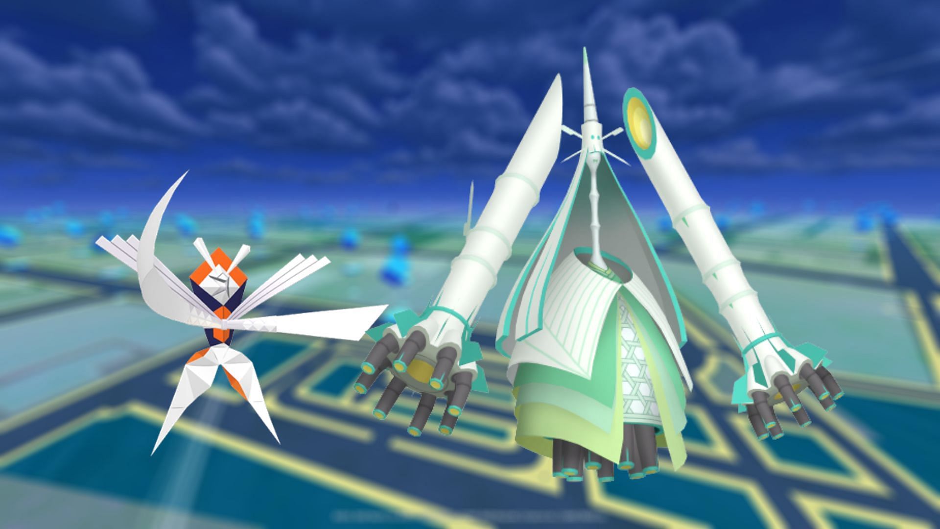 Shiny Kartana and Celesteela in Pokemon GO